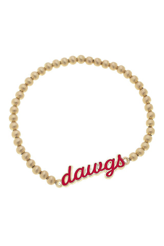 Dawgs Stretch Bead Bracelet