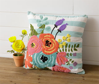 Pillow- Tufted Blossoms