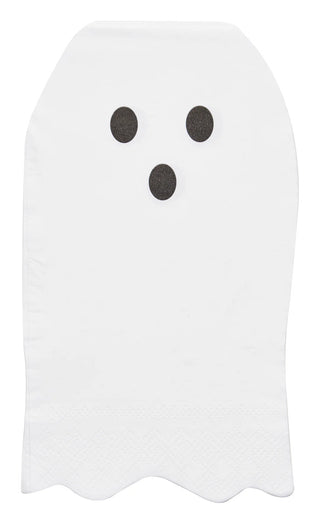 Ghost Die Cut Guest Towel Boo Treats