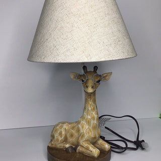 18” Giraffe with Glasses Lamp