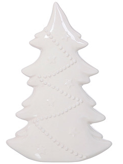 White Ceramic Emb Tree