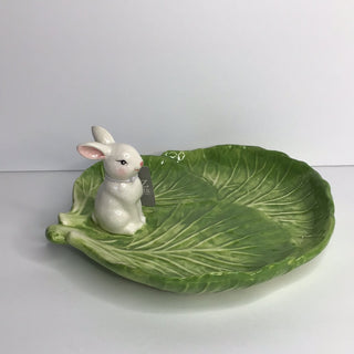 8” Cabbage Bunny Tray