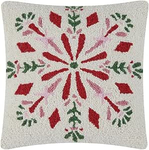 Festive Snowflake Pillow