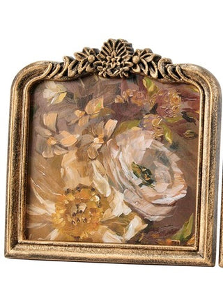 Framed Art Moody Floral Dark