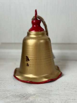 Red and Gold Metal Bell Hang