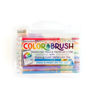 Watercolor Pencil & Paintbrush Kit