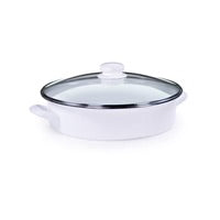 White Large Saute Pan