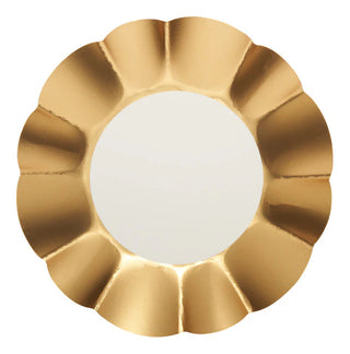 Gold and White Paper Bowl