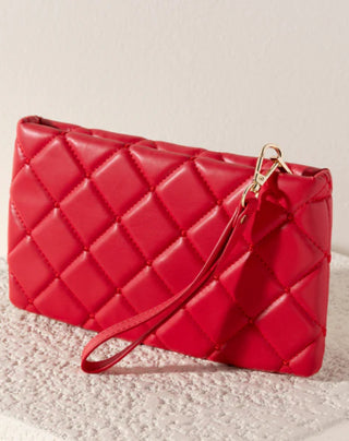 Red Mademoiselle Wristlet