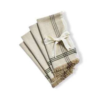 Wild Pine Border Stripe Napkins Set of 4