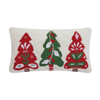 Festive Folk Tree Pillow