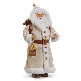 18" Vintage Hooded Santa