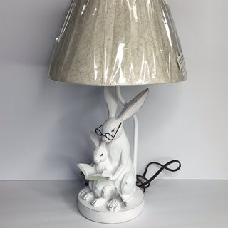 Storytime Bunny in Glasses Lamp