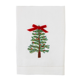 Tree Embroidered Towel