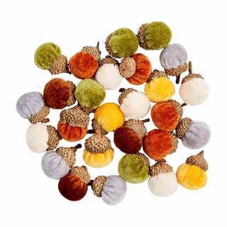 Mudpie Mini Velvet Acorns