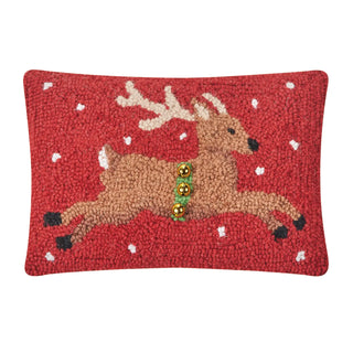 Deer with Bells Pillow