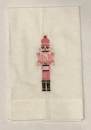 Pink Drum Emb Nutcracker Towel