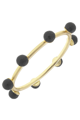 Beaded Bangle Blk