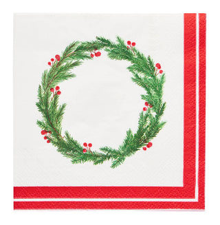 Merry & Bright Cocktail Napkin