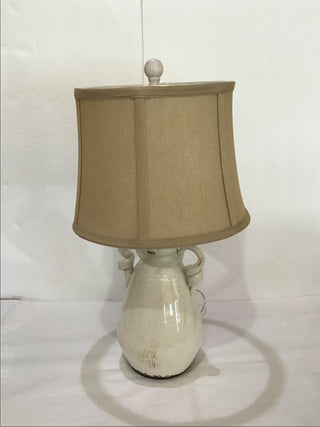 White Jar Lamp