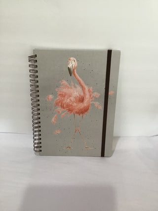 Flamingo Large Spiral Notebook