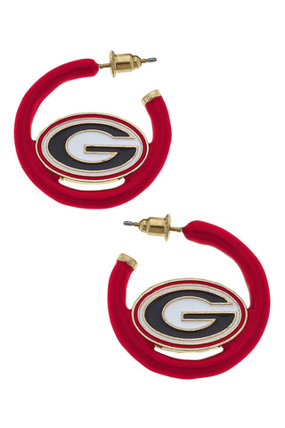 Bulldog Logo Earrings