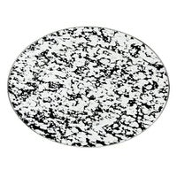 Black Swirl Oval Platter