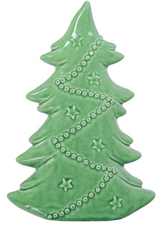 Green Ceramic Emb Tree