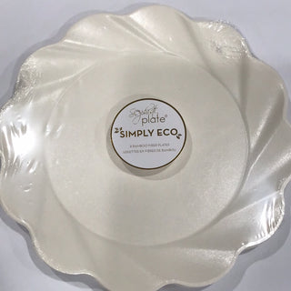 Eco Extra Large Cream Dinner Plate