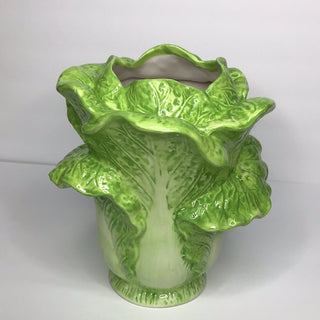 9.5” Green Cabbage Vase