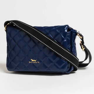 After Hours Crossbody Bag- Navy Quilted