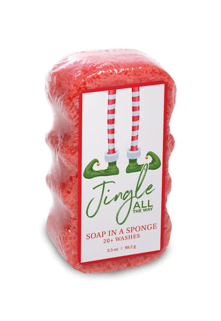 Jingle All The Way Soap Sponge