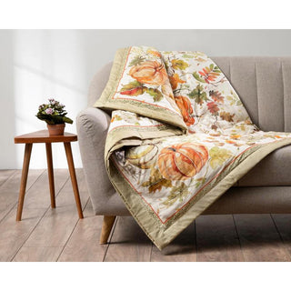 PUMPKIN PASSION THROW 60 X 80