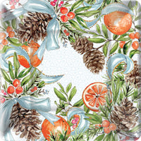 Pinecone & Ribbons Dinner Plate