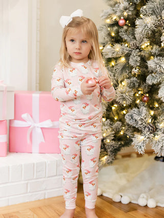 Pink Santa PJ Set