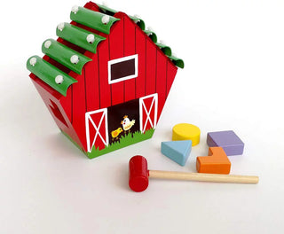 Wooden Barn Xylophone Toy