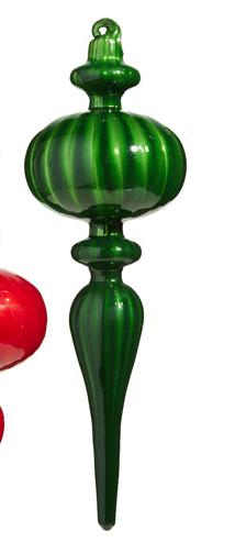 Green Finial Ornament