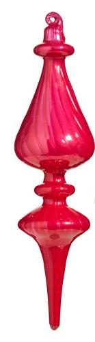 Pink Finial Ornament