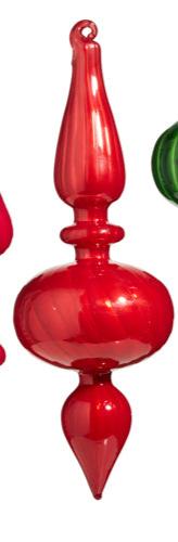 Red Finial Ornament