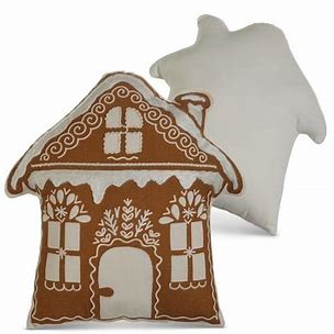 Gingerbread House Pillow