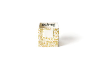 Gold Dot Mini Nesting Cube Small by Happy Everything