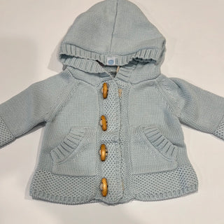 Knit Blue Hoodie