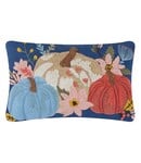 Blue Pumpkin Trio Pillow