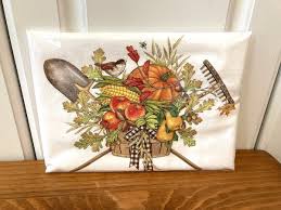 AUTUMN HARVEST PUMPKIN TOWEL GARDEN SET