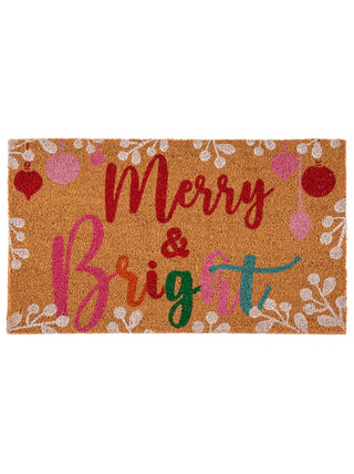 Merry & Bright Door Mat