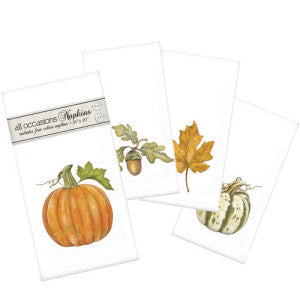 Assorted Pumpkin Acorn Casual Napkins