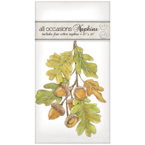 Oak Leaves Casual Napkins Set of 4