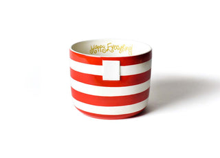 Red Stripe Mini Bowl by Happy Everything