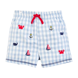 Nautical Swim Trunks