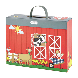 Farm House Wood Toy Set